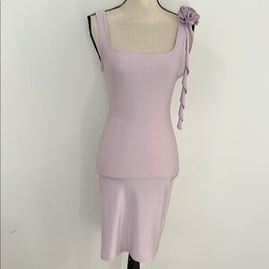 LSDSN Lush Sheath Dress with Square Neck